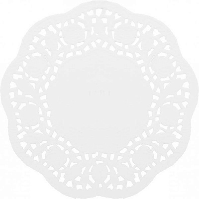 Декоративная салфетка Ажур 24 шт 11.4 см