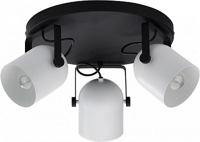 Спот TK Lighting Spectra 3x60 Вт Е27 черный/белый 3491 