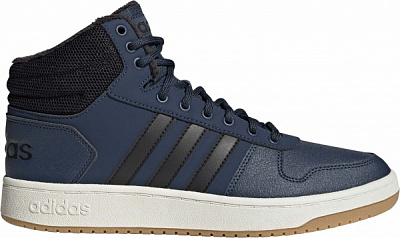 Черевики Adidas HOOPS 2.0 MID GZ7939 р.UK 10 синій