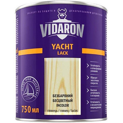 Лак Vidaron для яхт 0.75 л