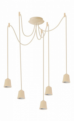 Підвіс ERKA 525 5x60 Вт E27 слонова кістка 525005