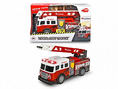 Пожарная машинка Simba Вайпер со звуковыми и светловыми эффектами 27,5 см 3714019