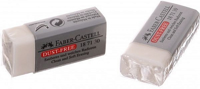 Ластик для карандашей Dust-free 2 шт. 18524 187130 в блистере Faber-Castell