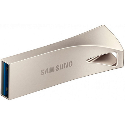 USB-флеш-накопитель Samsung Bar plus 128 GB USB 3.1 champagne silver (MUF-128BE3/APC)