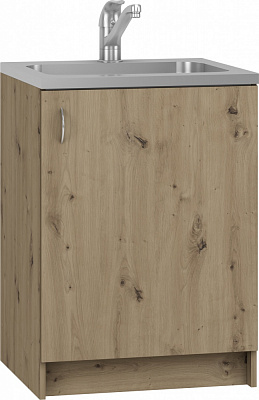 Тумба нижняя Грейд ДК 600x820x448 мм дуб артизан