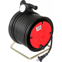 Удлинитель ОТК без заземления 1 гн. черный 50 м Д-50-2х2,5 