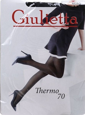 Колготки Giulietta nero THERMO р. 2 70 den черный 