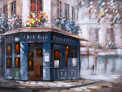 Картина Монмартр 90x120 см F738A 