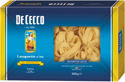Лазанья ТМ De Cecco