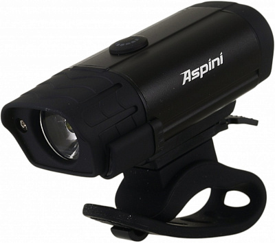 Ліхтар велосипедний Aspini 400 Lm чорний FL-400AP-BLK