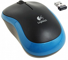 Мишка Logitech M185 Wireless black/blue 