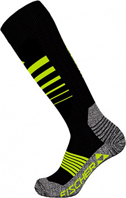 Носки FISCHER Alpine Vacuum Comfort Fit G37119 р.43-46 черно-желтый