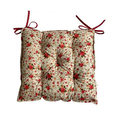 Подушка на стілець РОУЗ Квіти маленькі 40х40 см La Nuit