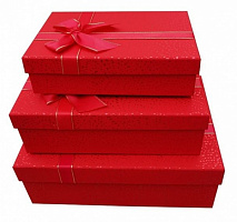 Коробка подарункова UFO m1340-0506 29x21x9 см RED