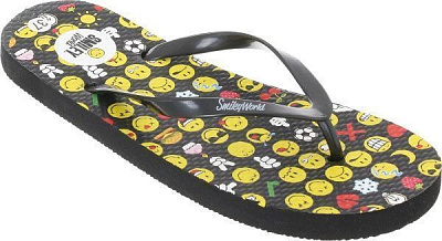 Шлепанцы Funny emoticon р. 37 черный