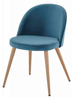 Стул обеденный Паркер DC-69030 490х545х750 мм бук/лазурный