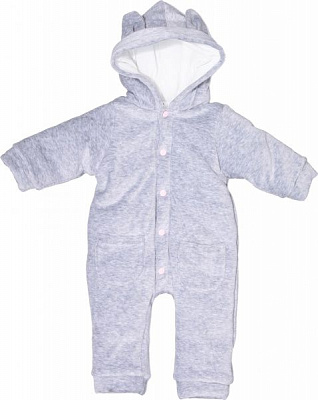 Комбинезон Bambinelli на подкладке утепленный р.62 серый меланж 