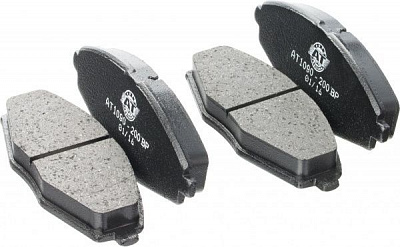 Колодки гальмівні AT для Daewoo Lanos 1.4/1.5, matiz (96273708) AT 1090-200BP