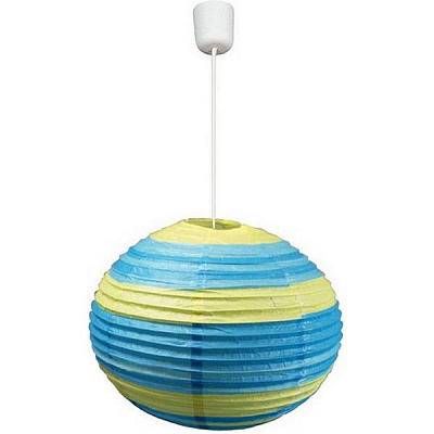Підвіс Candellux Kokon 40 зелений/блакитний
