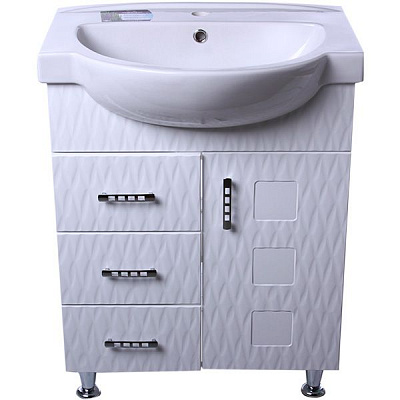 Тумба напольная Aqua Rodos Ассоль 65 с умывальником Акцент