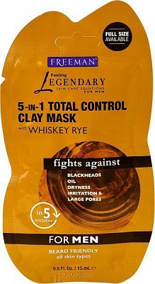 Маска для лица FREEMAN Feeling Legendary Ржаной виски 15 мл