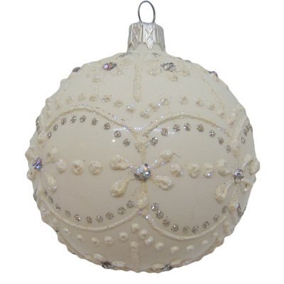 Куля новорічна d80 ажур 9569/45007