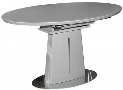 Стіл обідній Єва Т7063 1400/1800х900х760 світло-сірий матовий