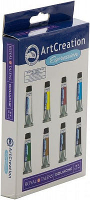 Набор гуашевых красок 8 цветов 12 мл 9021608M ArtCreation Royal Talens