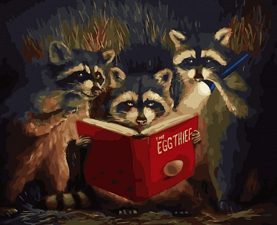 Картина по номерам Маленькие читатели bk_1293 40x50 см BookOpt 