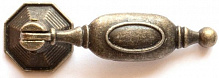 Ручка декоративная 68х24 мм 1 шт. старая бронза