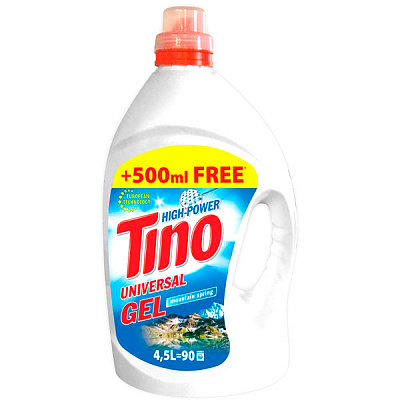 Гель для машинной и ручной стирки Tino High-Power Mountain spring 4,5 л