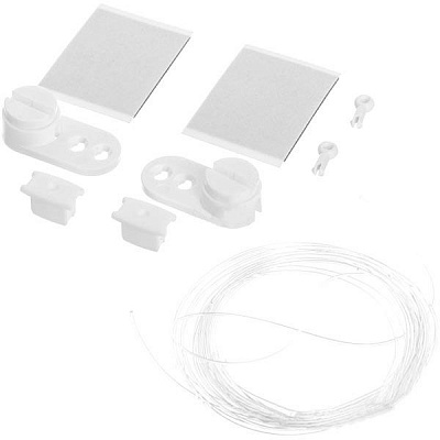 Комплект Фиксация роллеты на струне белая 