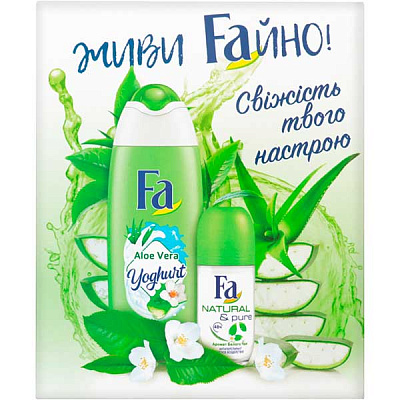 Подарочный набор Fa Алоэ + Зеленый чай