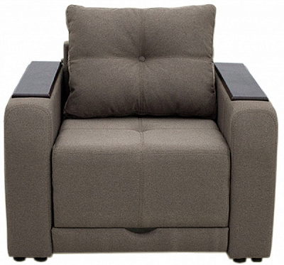 Кресло раскладное Кедр ПЛЕЙН 960х980 мм капучино 