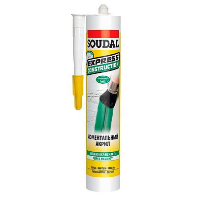 Герметик акриловый Soudal Acryl Express 300 мл белый