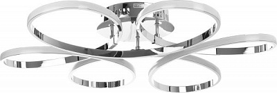 Люстра світлодіодна Luce S0045S03 84 Вт хром