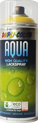Эмаль аэрозольная Dupli-Color Aqua RAL 1021 желтый глянец 350 мл