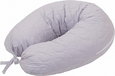 Подушка для кормления Baby Veres Lovely Baby серый 165x70 см 301.12 