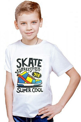 Футболка для хлопчиків KOSTA р.98-104 білий 0111-6