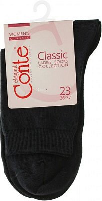 Носки женские Conte Classic р. 23 графитовый 13С-64СП 