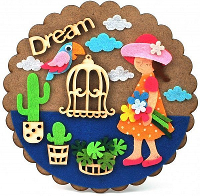 Набір для творчості Аплікація із фетру Dream Аплі-Краплі