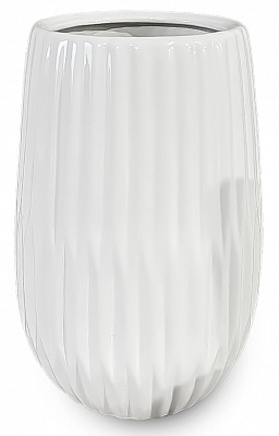 Ваза керамическая Виола слоновая кость 22 см