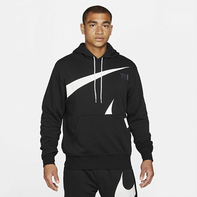 Джемпер Nike M NSW SWOOSH PO SBB HOODIE DD6011-010 р. L чорний