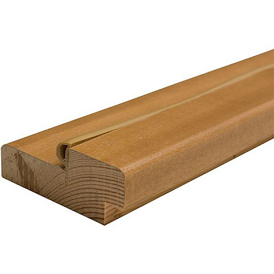 Дверная коробка ОМіС шпонированная с уплотнителем 75х30х2050 мм дуб натуральный тонированный