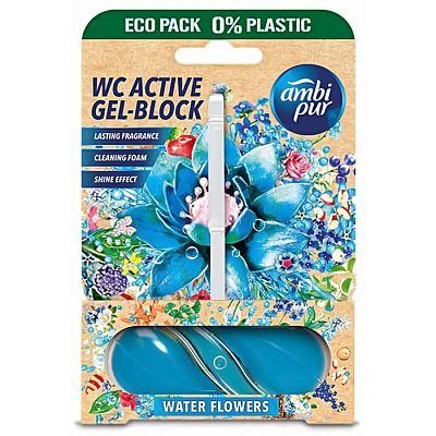 Блок Ambi Pur Active Gel-Block Водяні квіти, 45 г 838418