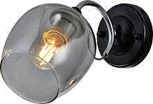 Светильник настенный Accento lighting Toulon 1x60 Вт E27 хром/черный ALPL-PL202011W-1