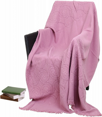 Плед Beja 130x170 см рожевий La Nuit