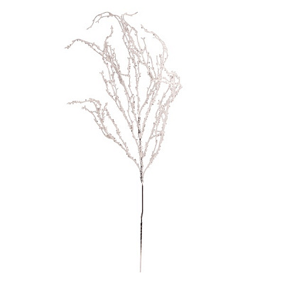 Веточка декоративная YES! Fun Бисер белая 70 см 973915 