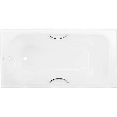 Ванна чавунна EGO Ельзе 150x75 з ручками і ніжками