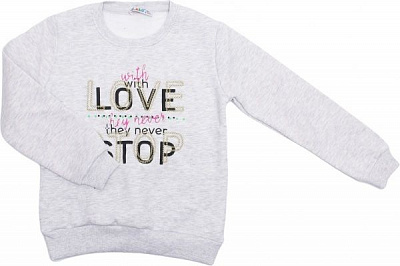 Свитшот ALG р.122 меланж 721444 